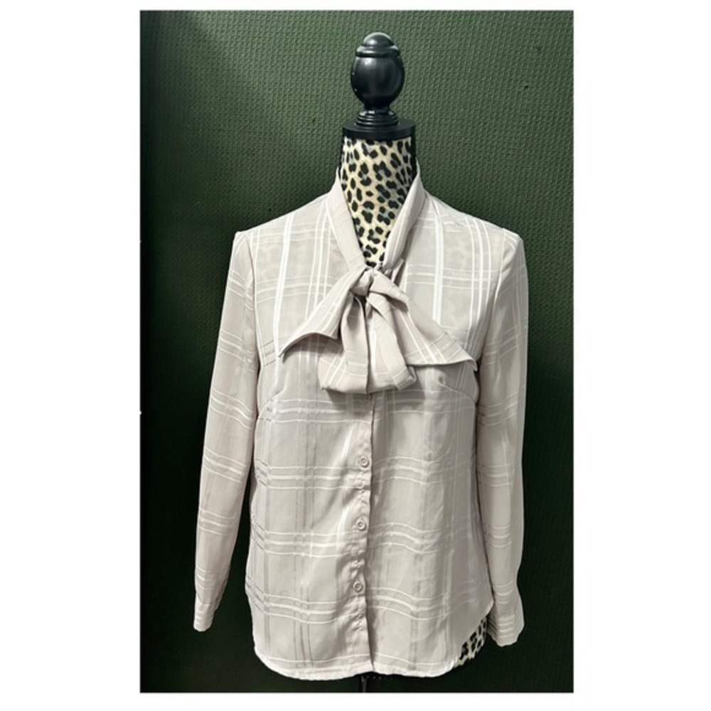 Dusty Purple Tie Front Blouse